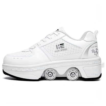 Patines de cuatro ruedas Heelys de doble uso para mujer