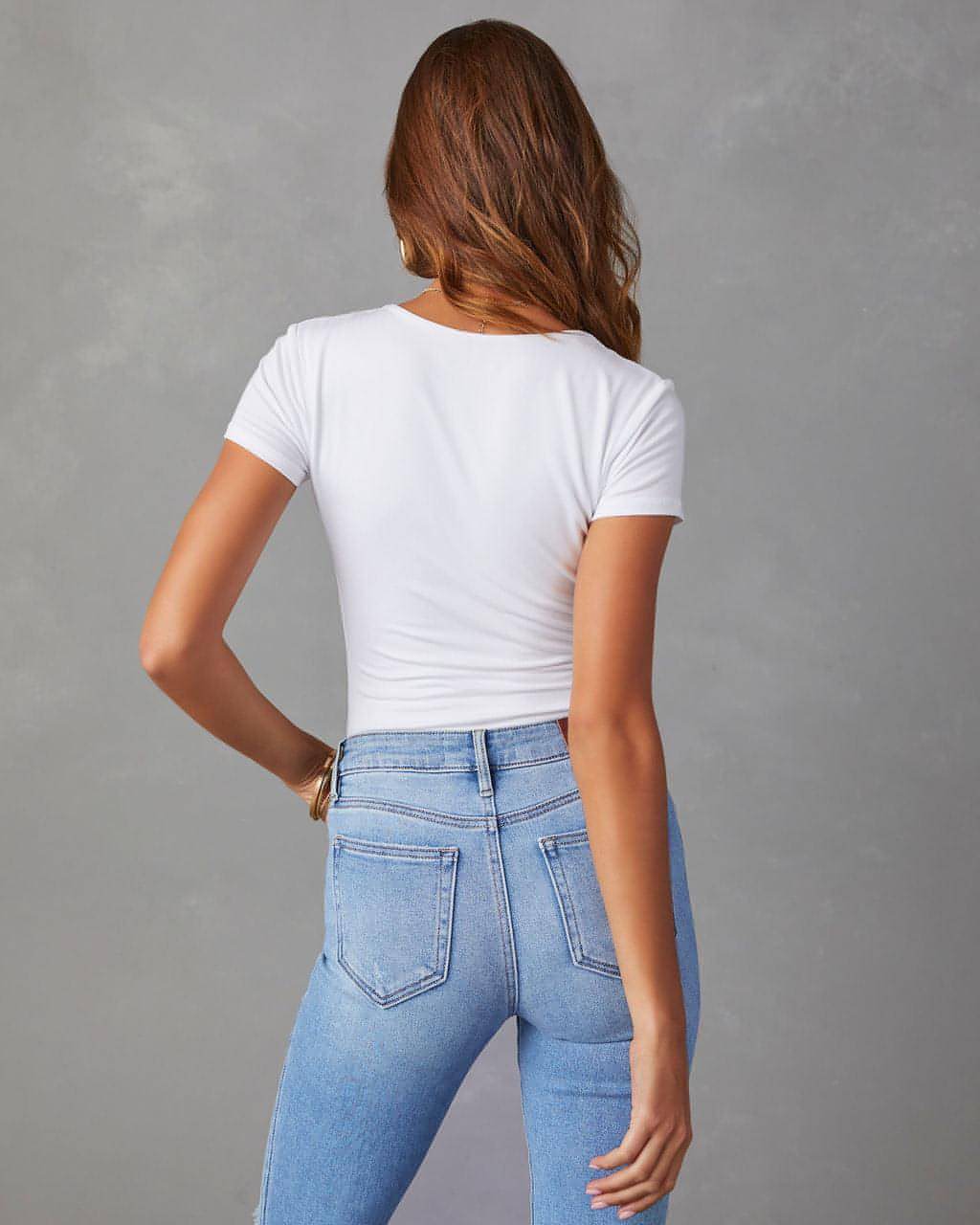 A.1 Jeans de lavagem de moda para mulheres