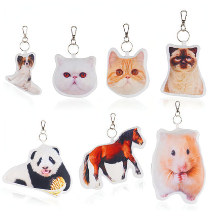 Custom Pet Photo Keychain – Personalized Gift for Pet Lovers!