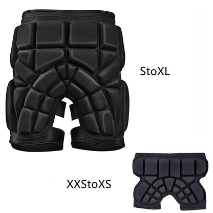 Roller Skating Single And Double Board Ski Hip Protection Set