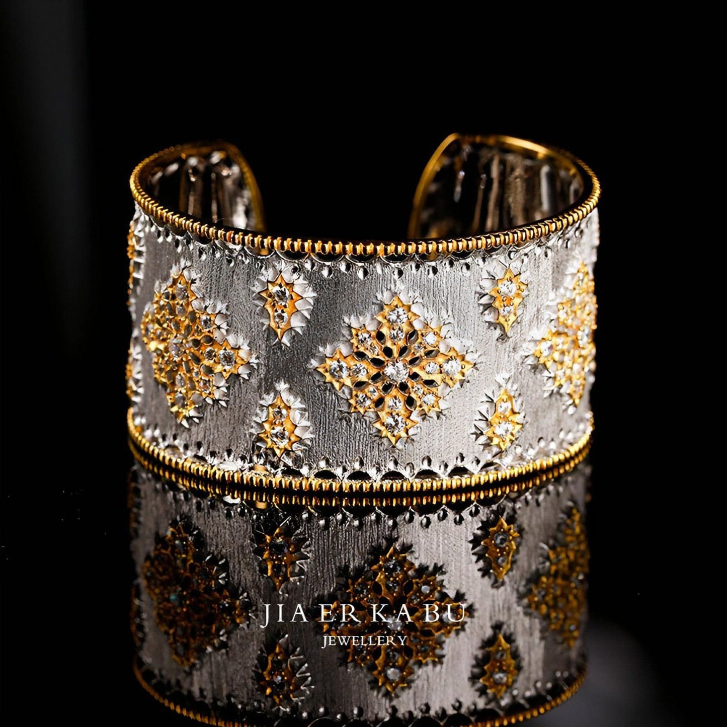 Pulsera clásica de copos de nieve retro europea y americana