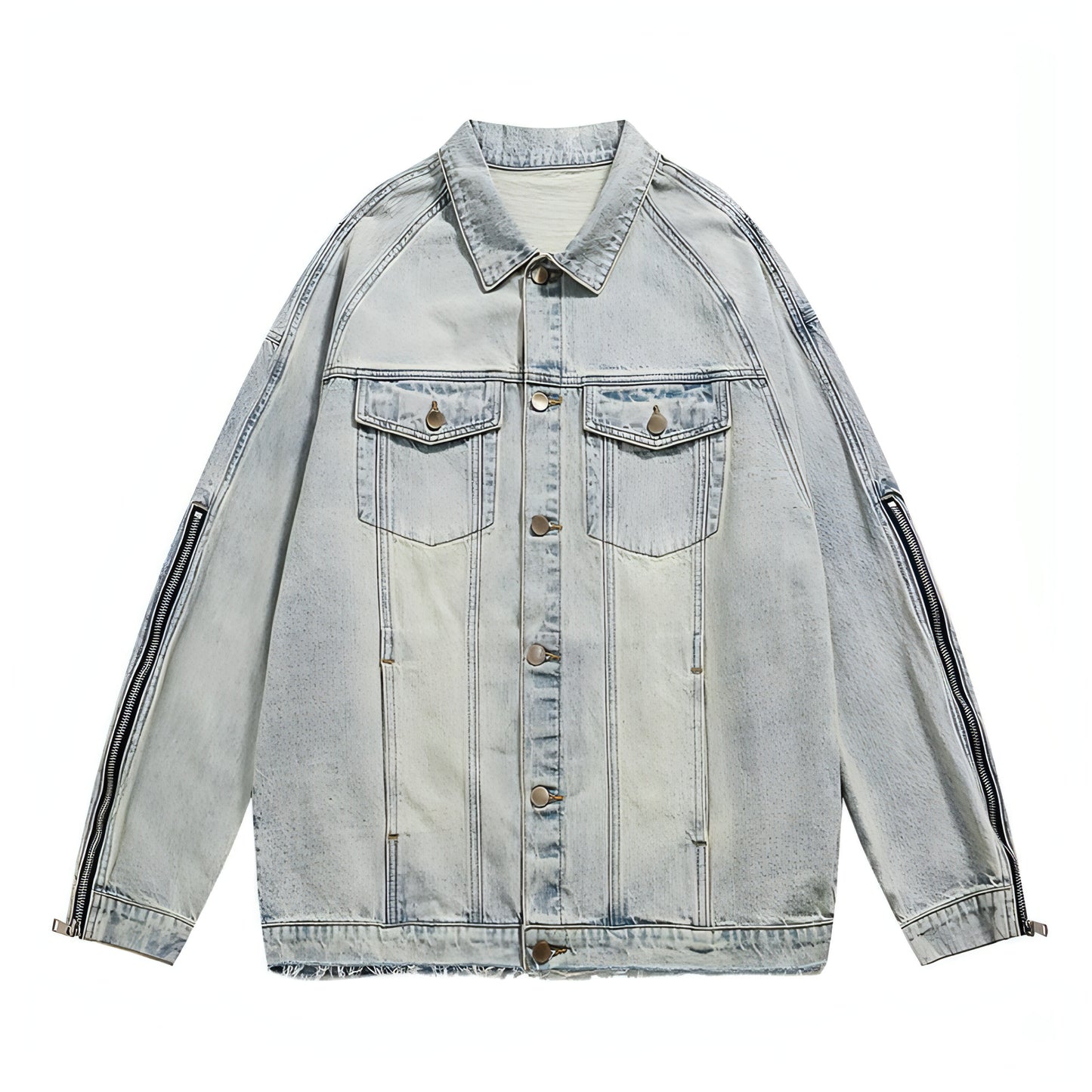 A.1 High Street Old Watping Water Denim Jacket Women