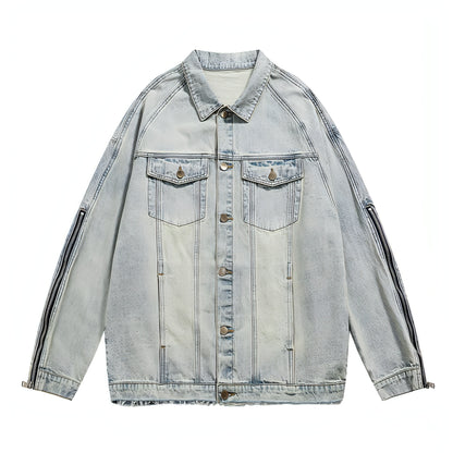 A.1  High Street Old Washing Water Denim Jacket  Women