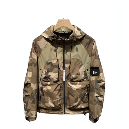 Chaqueta juvenil con capucha de camuflaje para hombre A.1