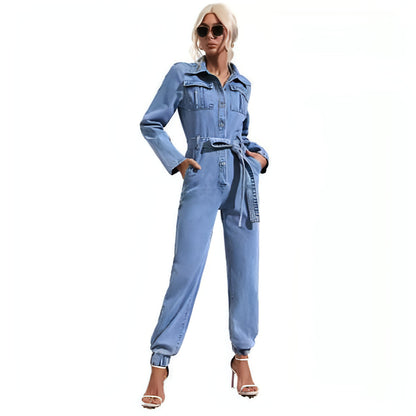 Women's Leisure Commute Temperament Jumpsuit