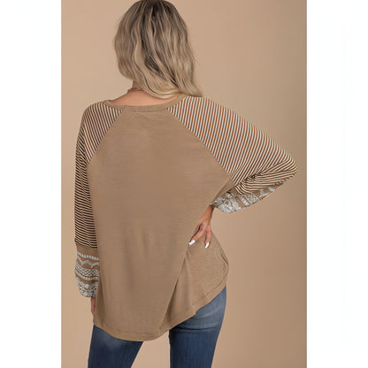 Sweater Round Neck Long Sleeves Top For Women