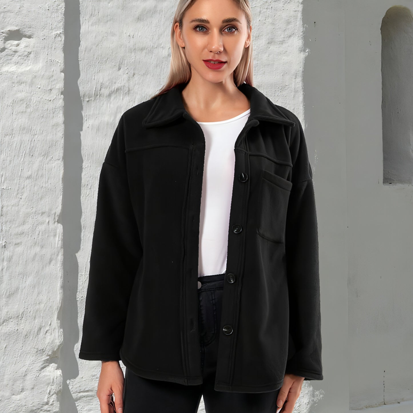 Plüschjacke für Damen