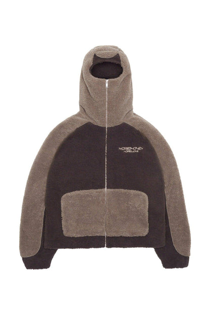 Lammwolle personalisierte Mode Hoodie warme Manteljacke