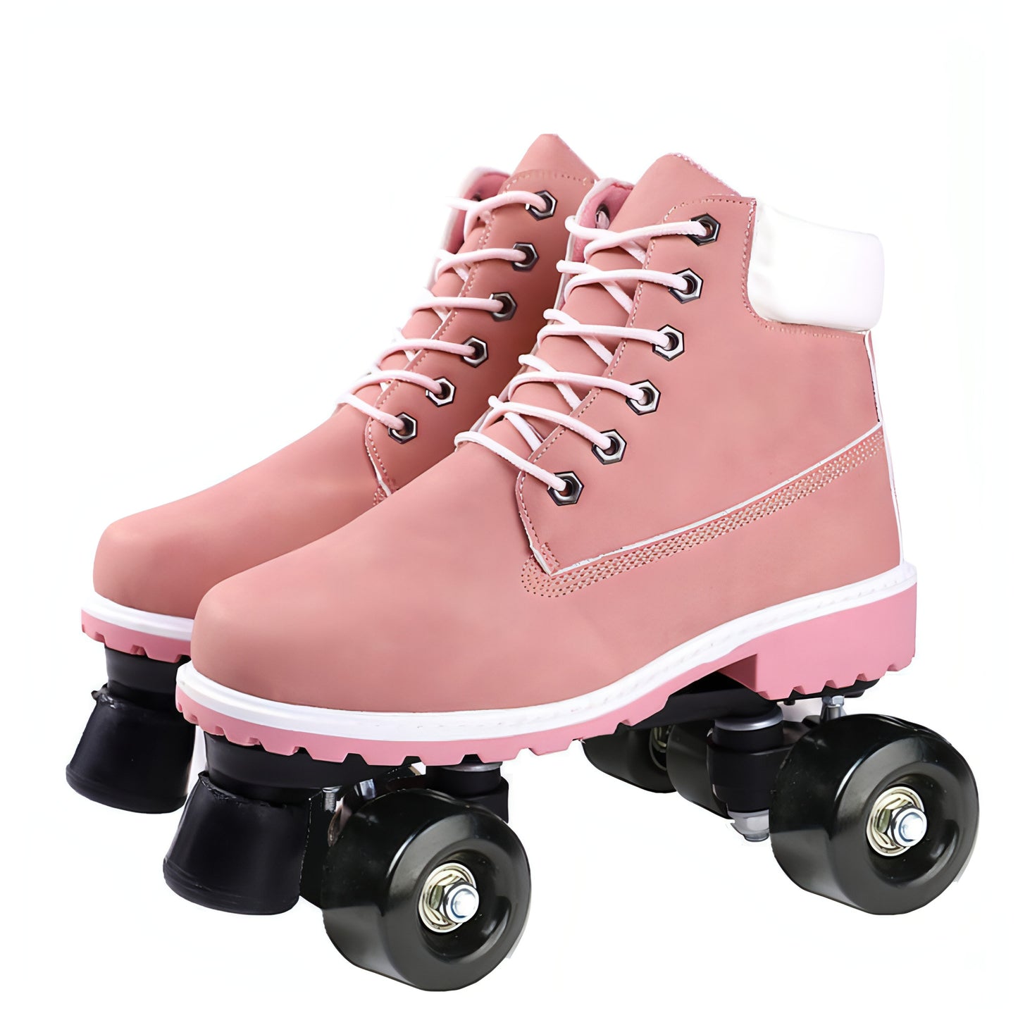 Double Row Skates Double Row Pulleys Four-roller Skates Roller Skating Flashing Wheels