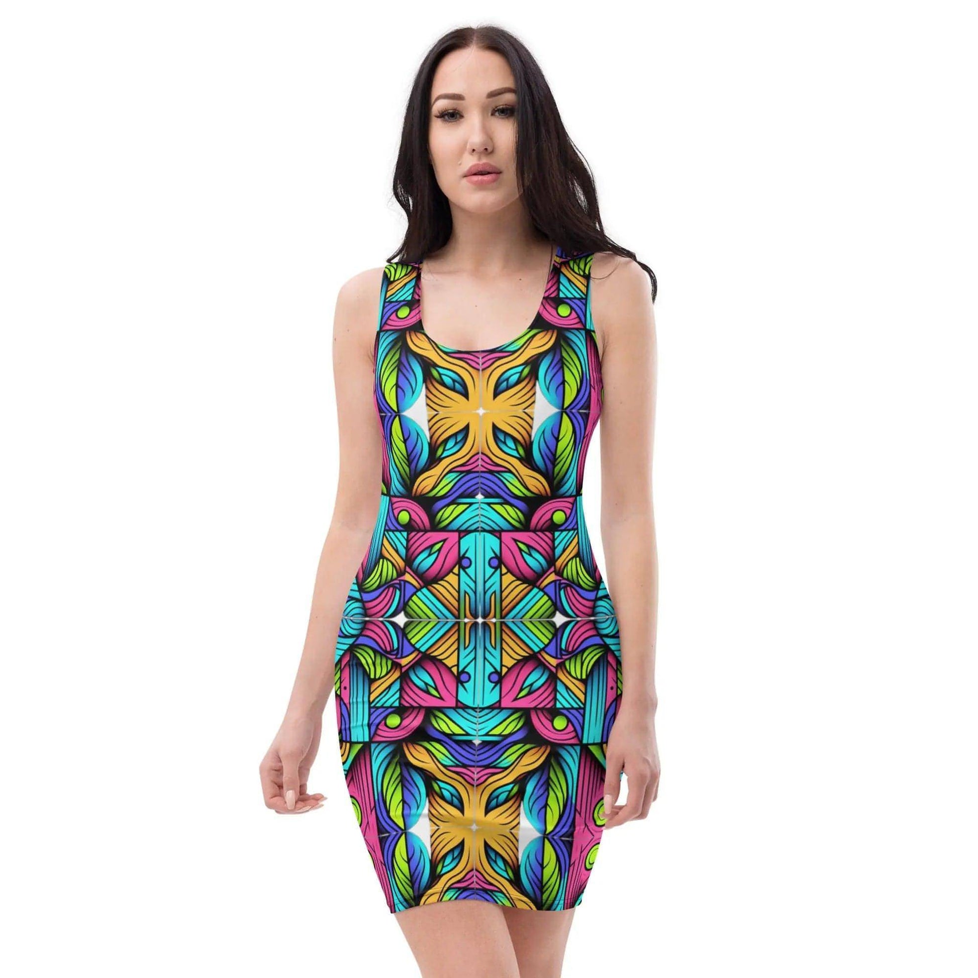 Z.  Fluorescent - Bodycon dress WORLDSHOP