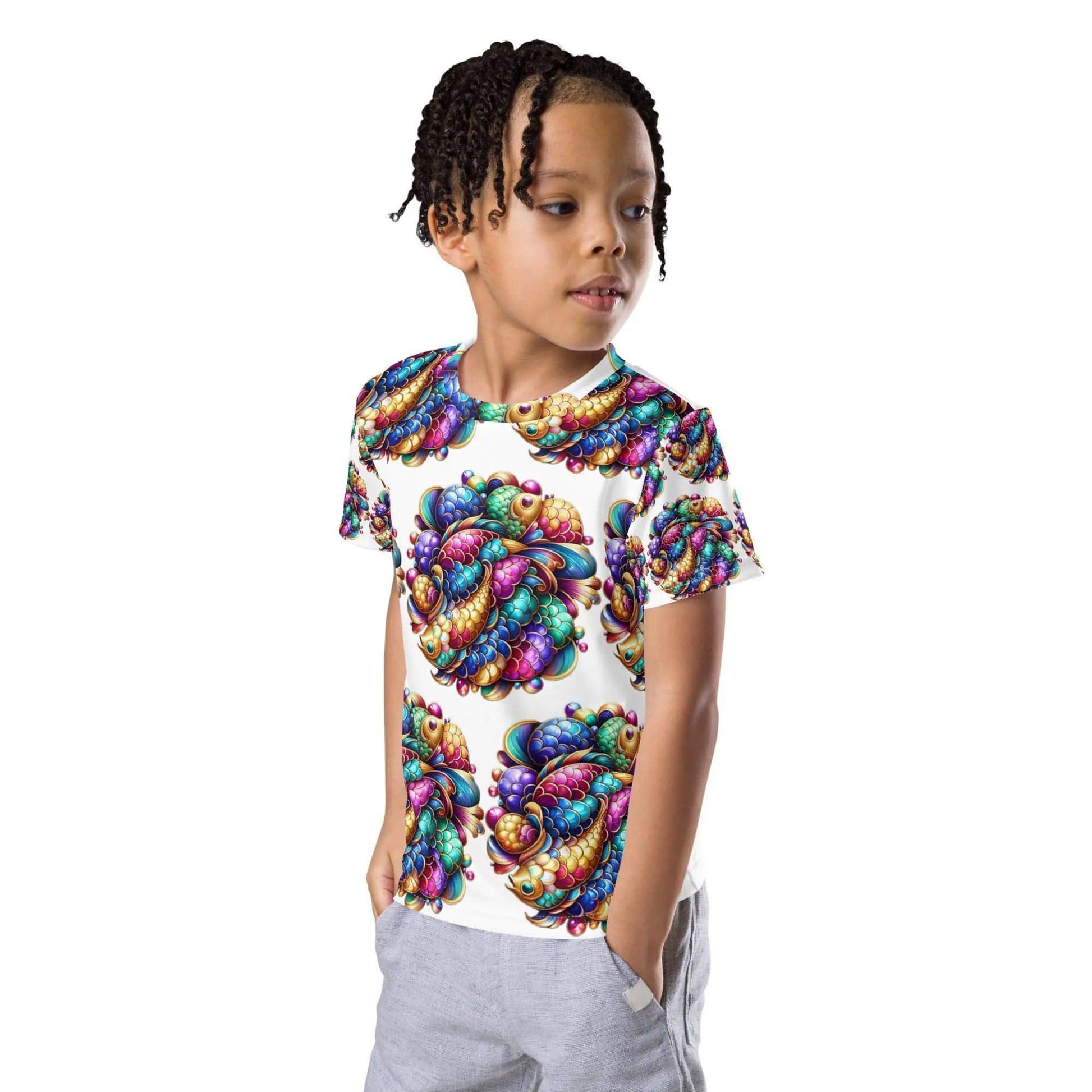 Rainbow Fisch - Kids crew neck t-shirt WORLDSHOP