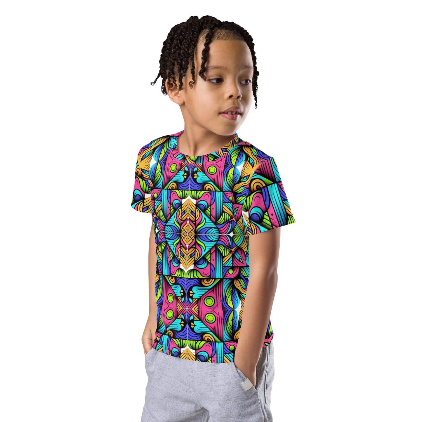 Z. Fluorescent - Kids crew neck t-shirt WORLDSHOP