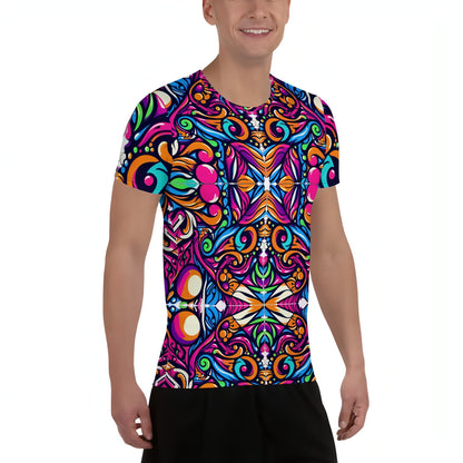 Z. Fluorescent - Men's Athletic T-shirt WORLDSHOP