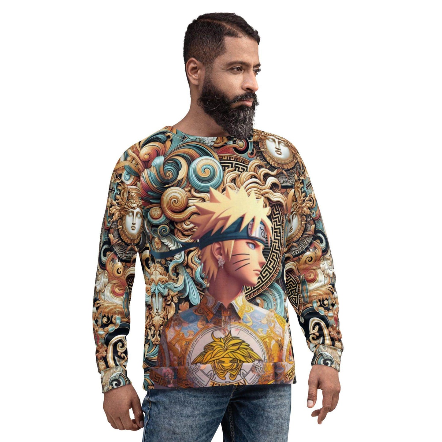 Sudadera unisex con diseño de manga y anime 2