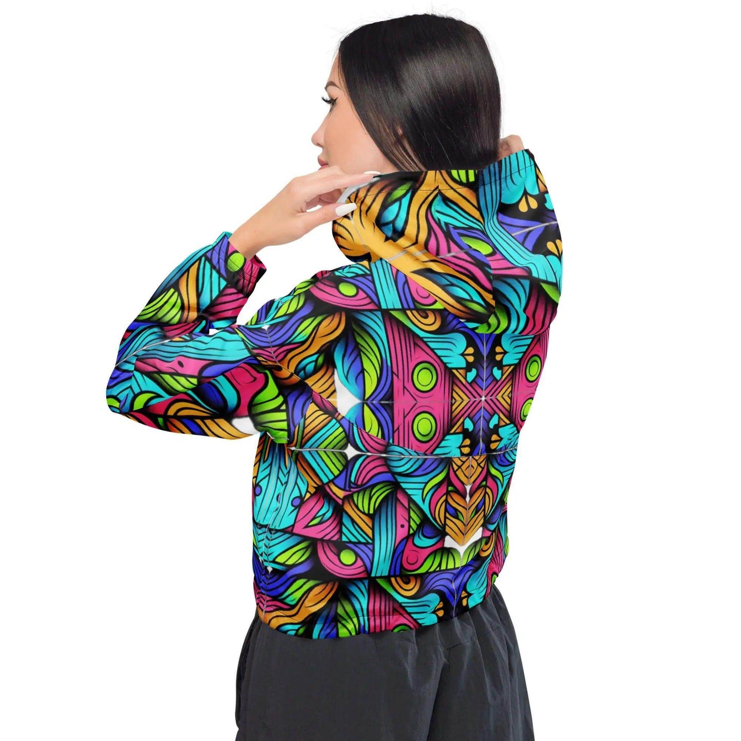 Z. Fluorescent - Women’s cropped windbreaker WORLDSHOP