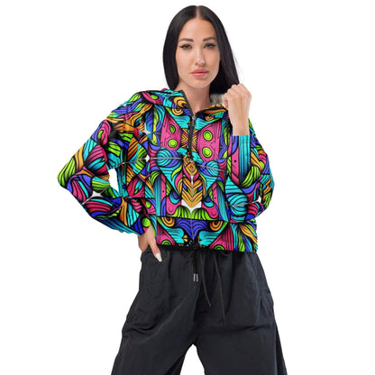 Z. Fluorescent - Women’s cropped windbreaker WORLDSHOP