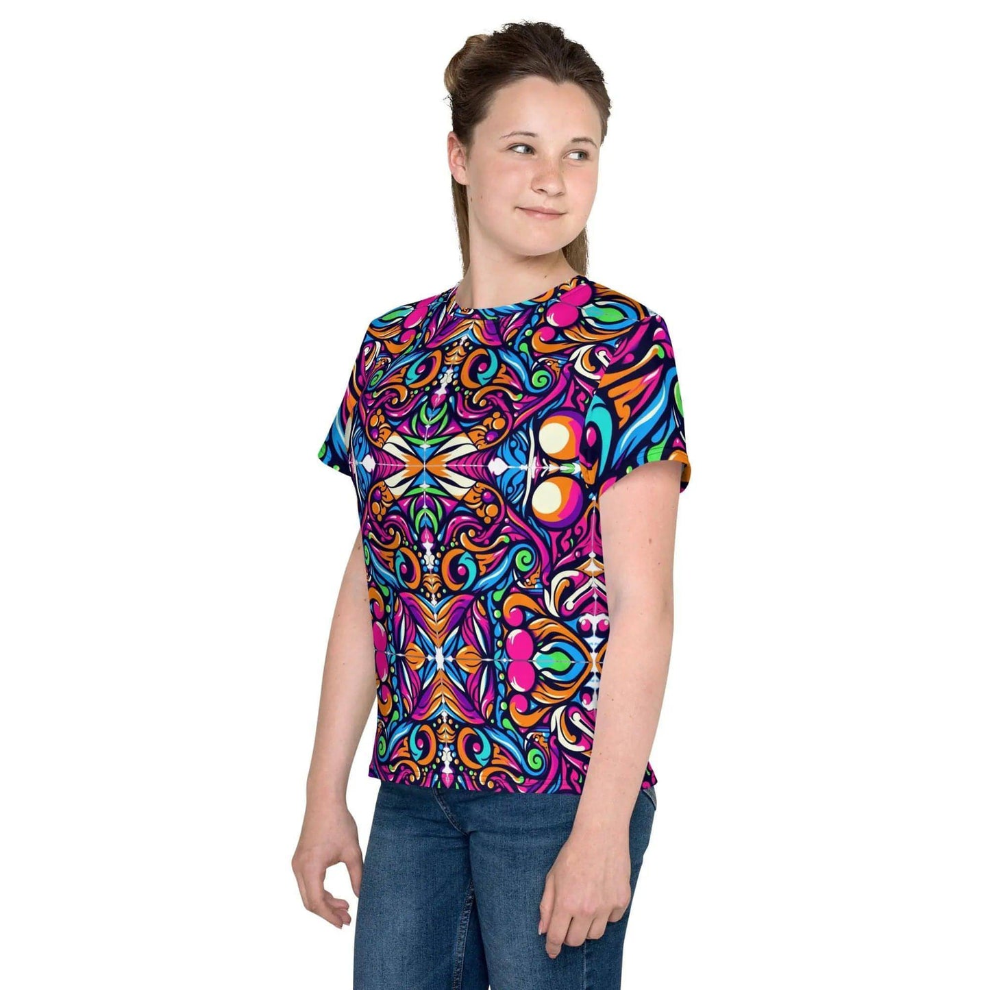 Z. Fluorescent - Youth crew neck t-shirt WORLDSHOP