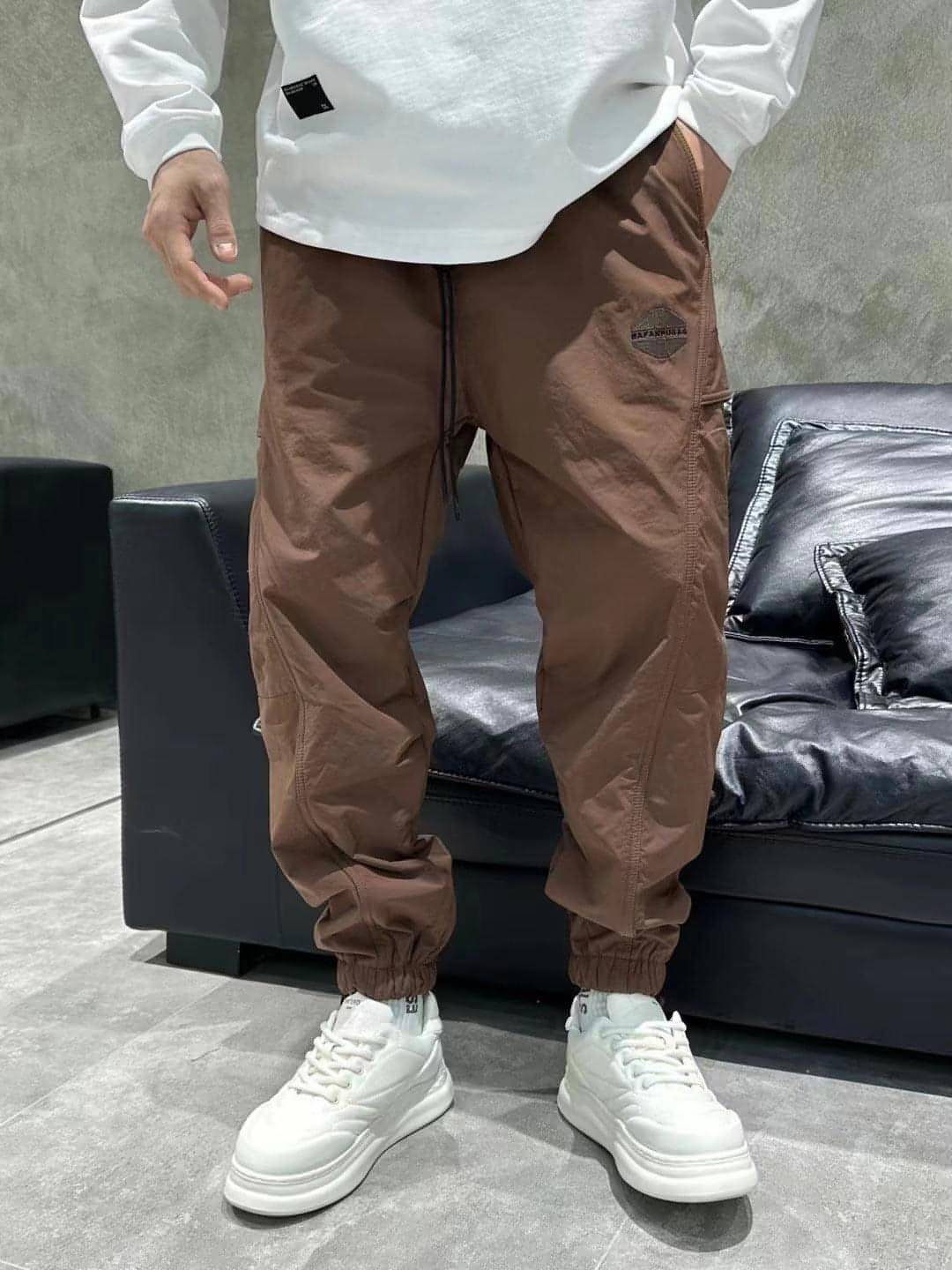 Plush And Thickened Leisure Wear Pants (Jeans) Men