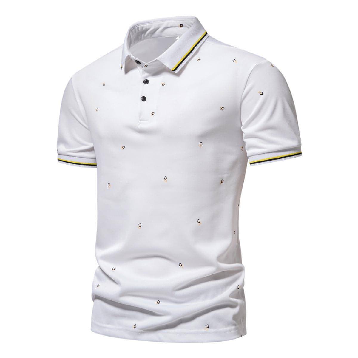 Lapel Short-sleeved T-shirt Men's Summer New Breathable Polo Shirt