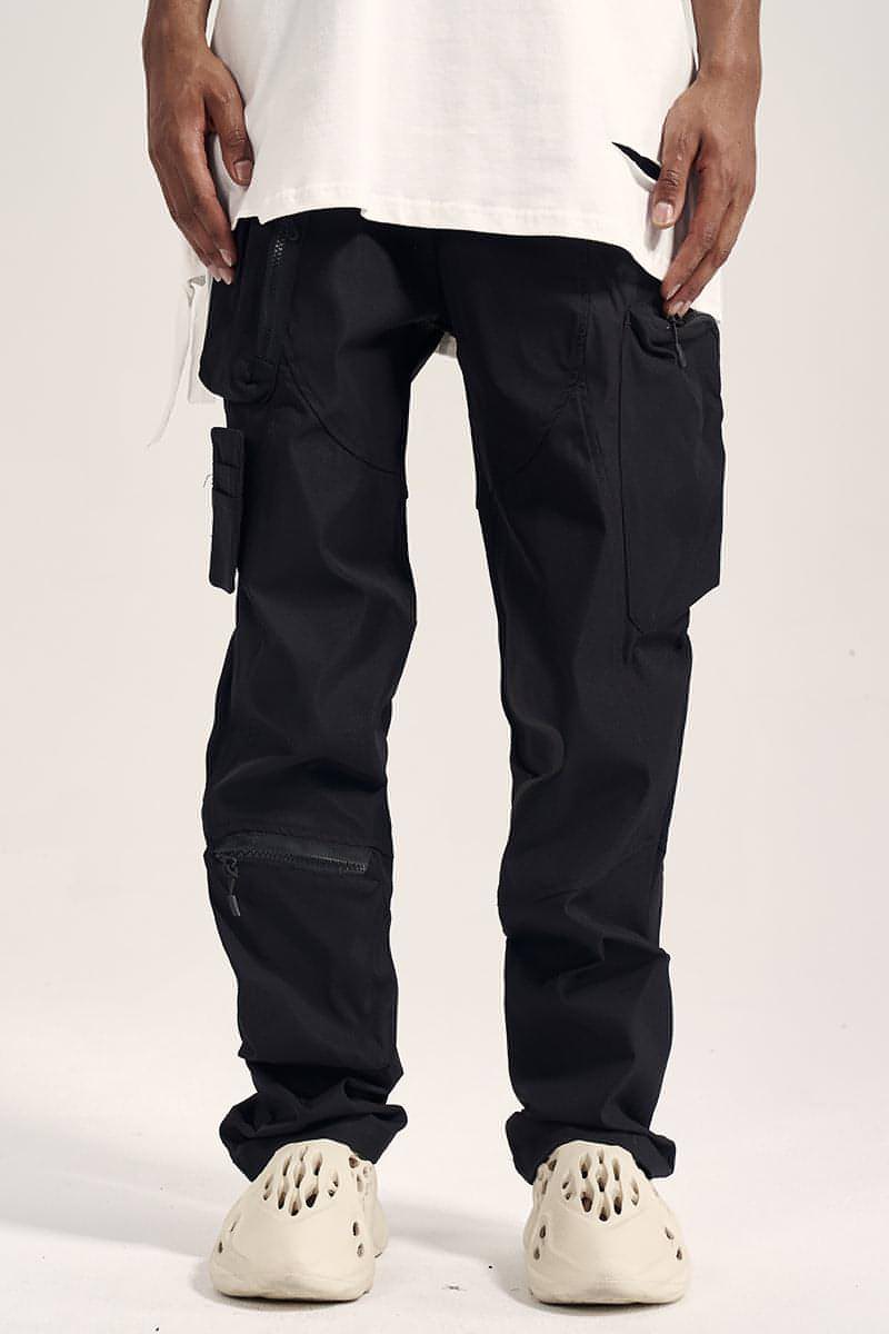 Multi-pocket Hook And Loop Chaopai Sports Casual Pants Men