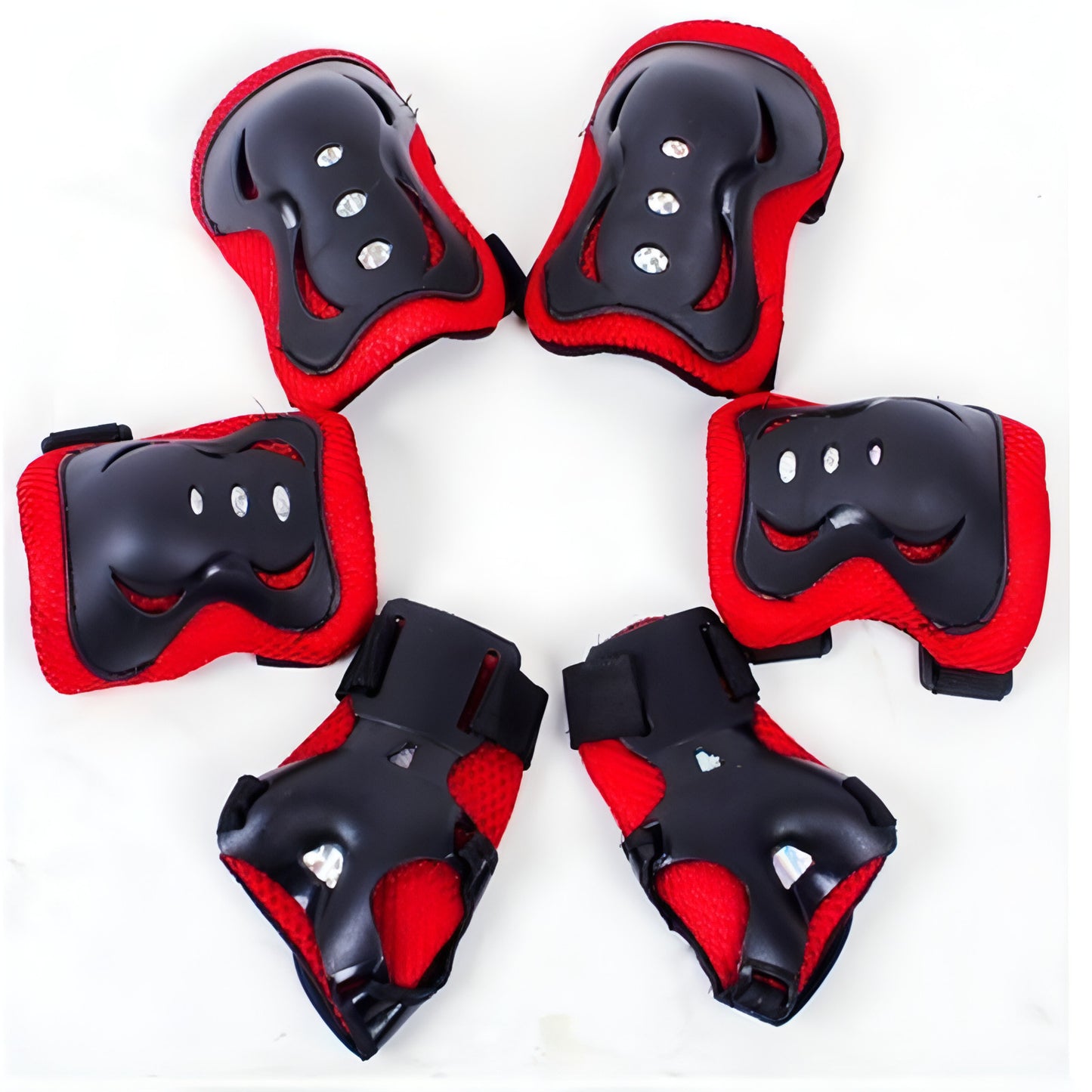 Inline Skates Rollschuhe Butterfly Protector Sechsteiliges Kniepolster