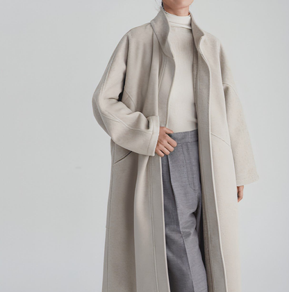 Women's Woolen Overcoat Long Coat Jacket