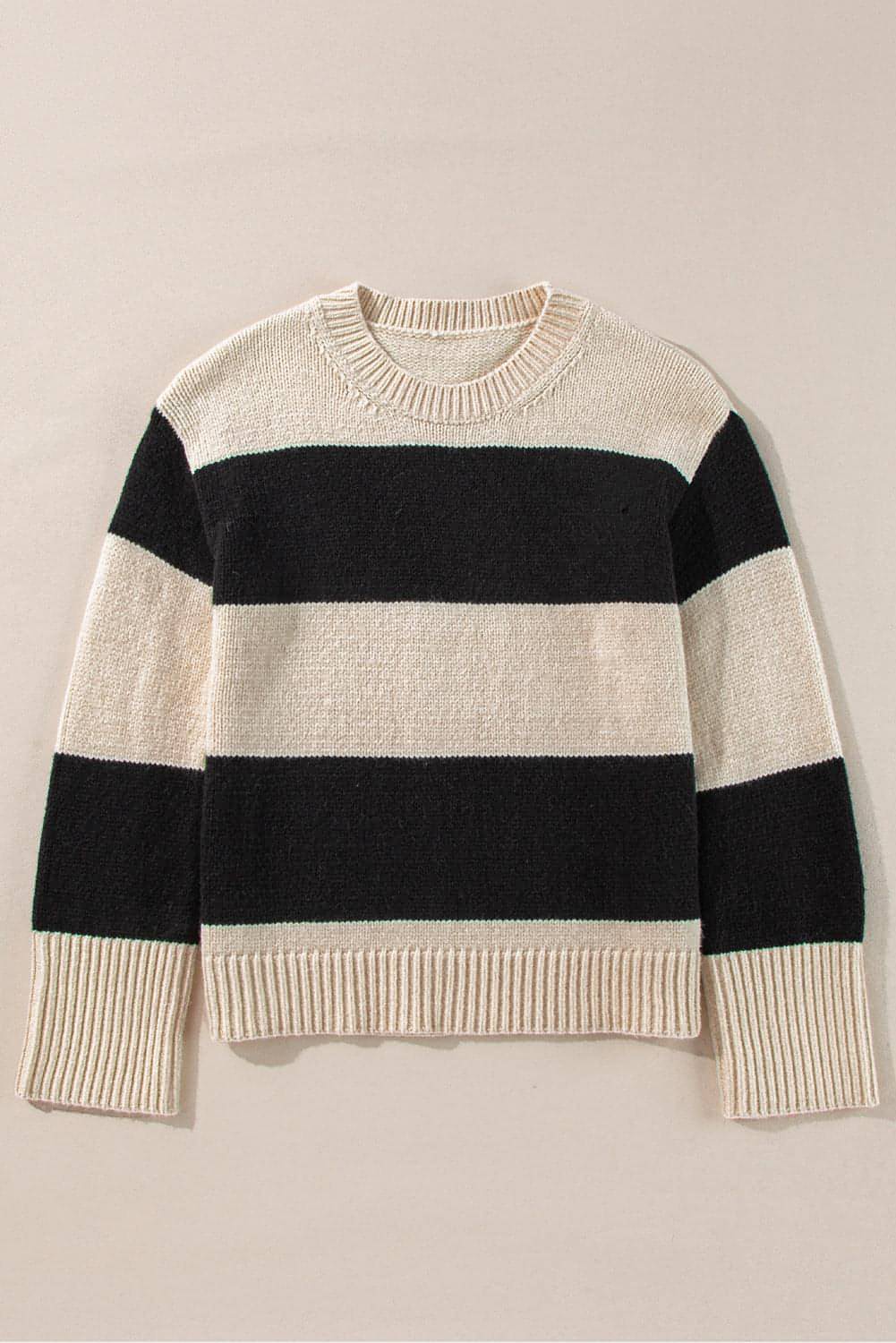 Jet Stream Colorblock Loose Pullover Pullover