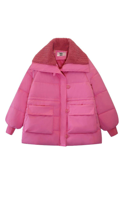 Large Lapel Down Jacket For Women