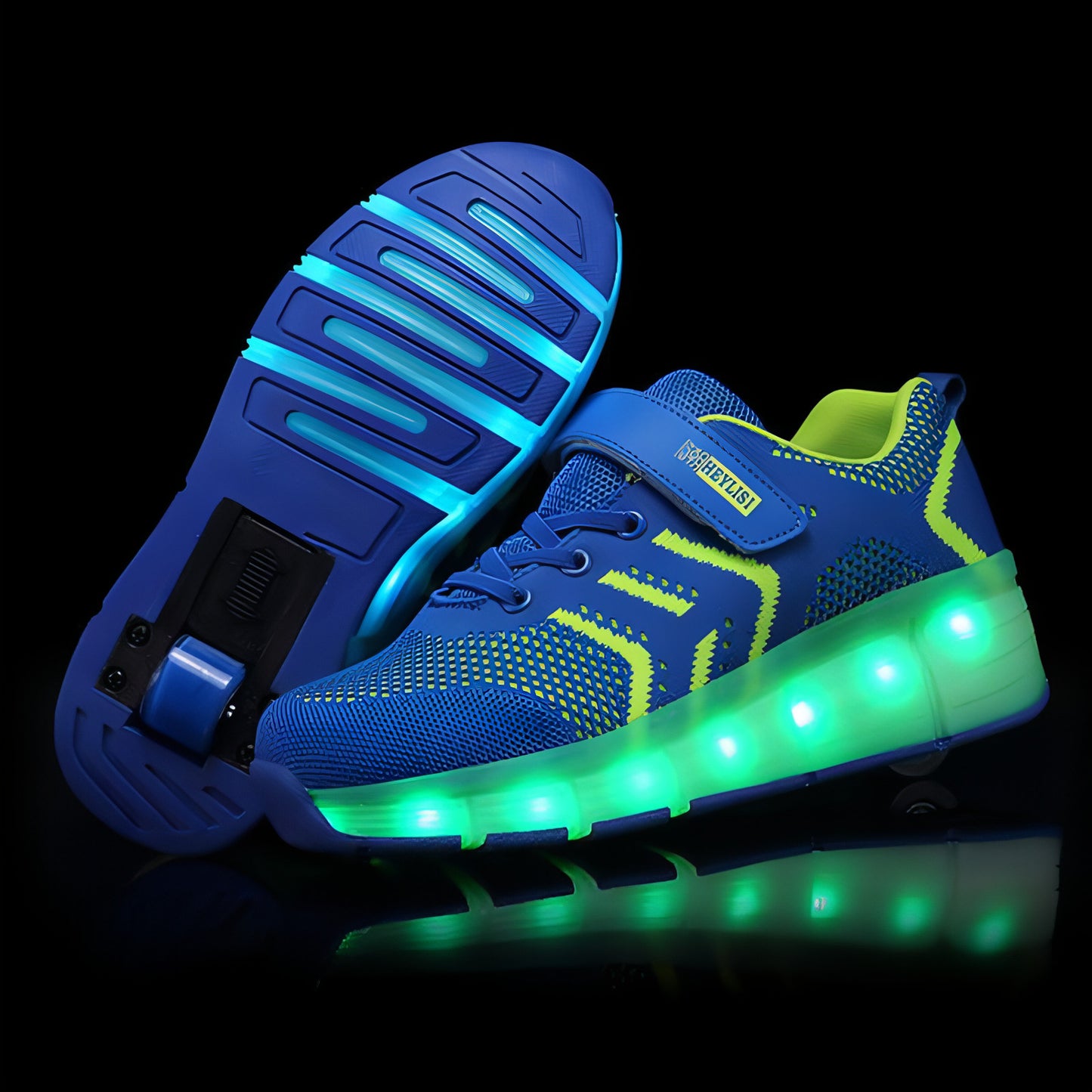 LED Light-emitting Rechargeable Roller Skates For Boys And Girls