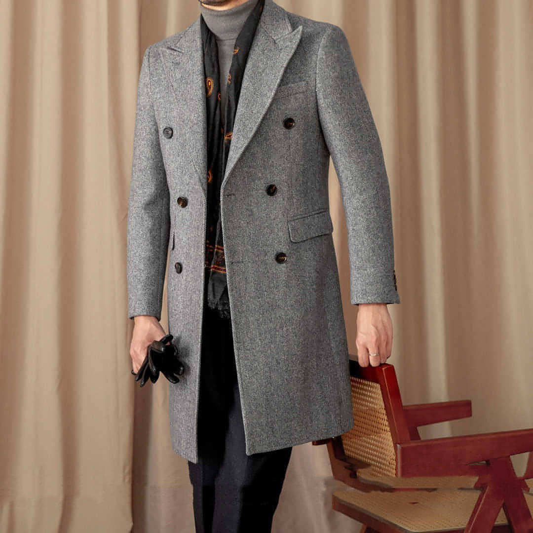 Italian Slim Fit Warm Coat For Men