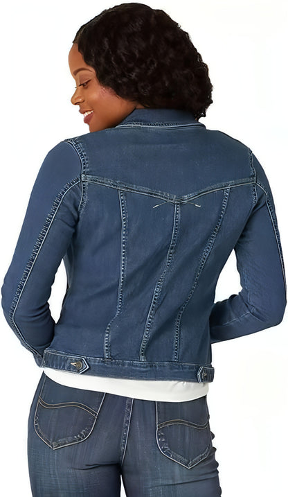 Neue Stil Denim Jacke Frauen Schlank Abnehmen