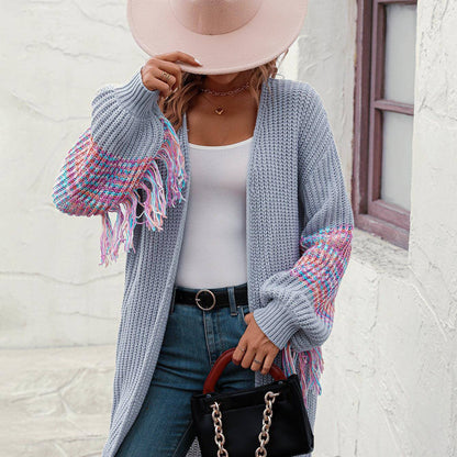 Women's Fashion Casual Tassel Sweater