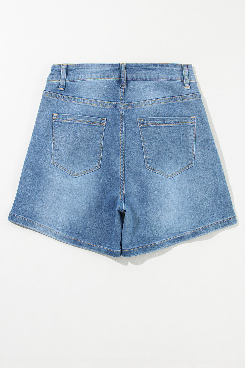 Blaue Jeansshorts mit Strassverzierung von Ashleigh