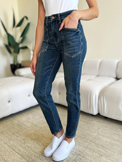 Judy Blue Skinny Jeans mit hoher Taille in voller Größe