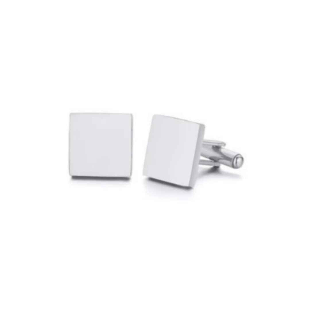 Minimalist Stainless Steel Cufflinks – Classic & Elegant