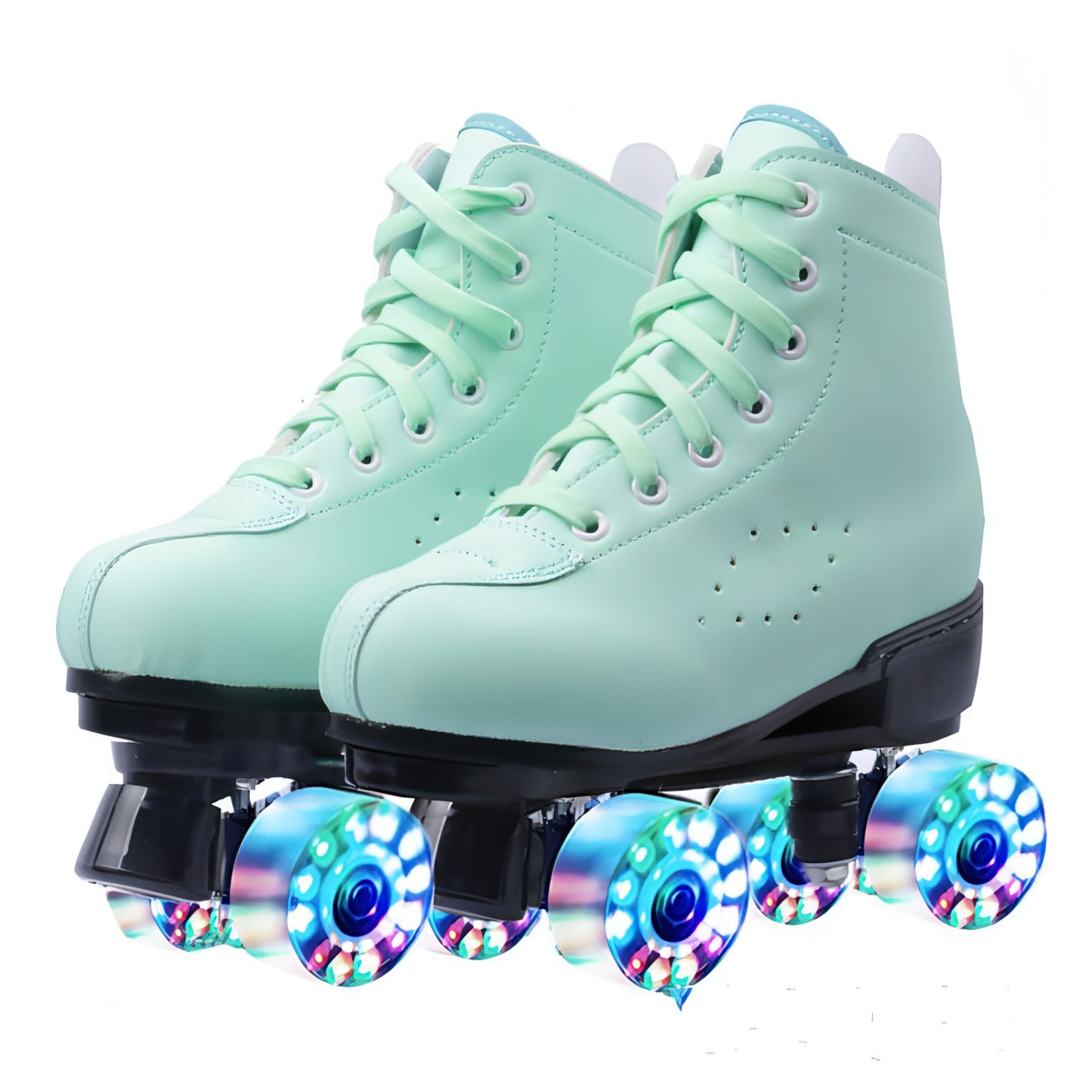 Double Row Skates Four-roller Skates Flashing Heelys