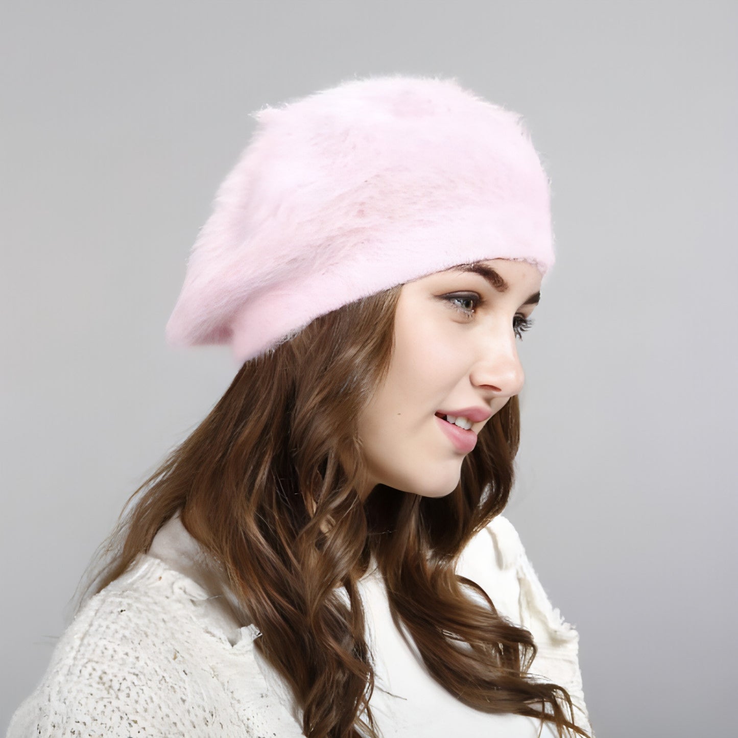 Women's Solid Color Wool Hat