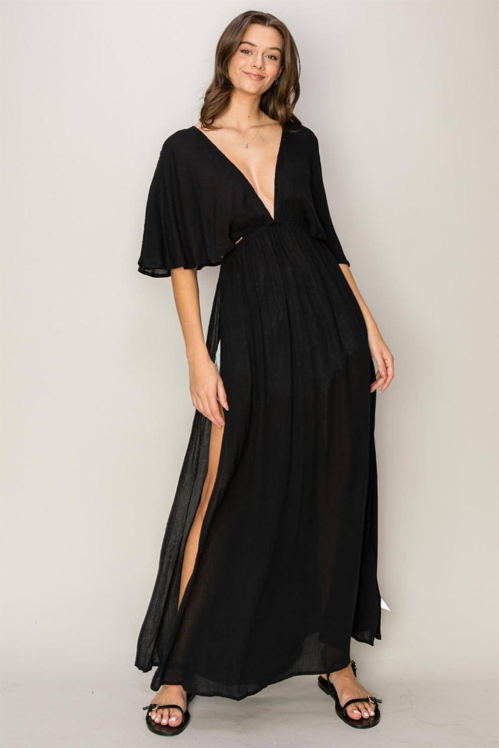 Hyfve Tie Back Maxi Split Press Up Up