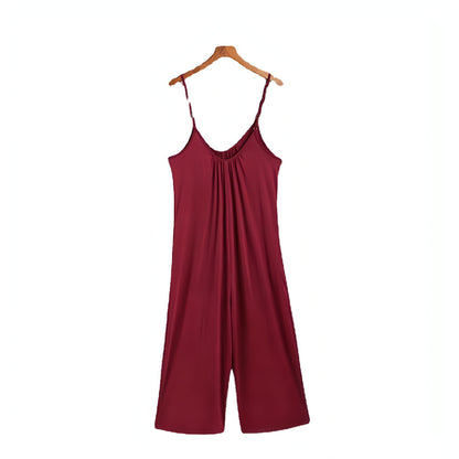 Women's Casual Suspender Jumpsuit Loose