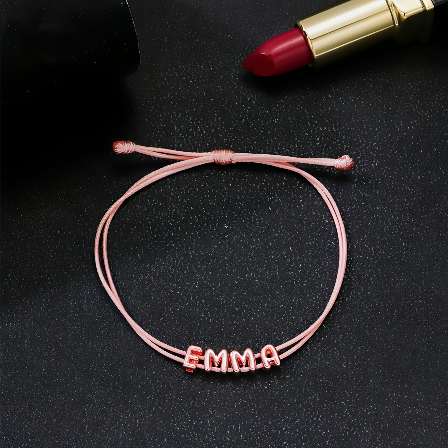 Personalized DIY 26 Letter Woven Hand Rope Bracelet – Custom Name Wristband