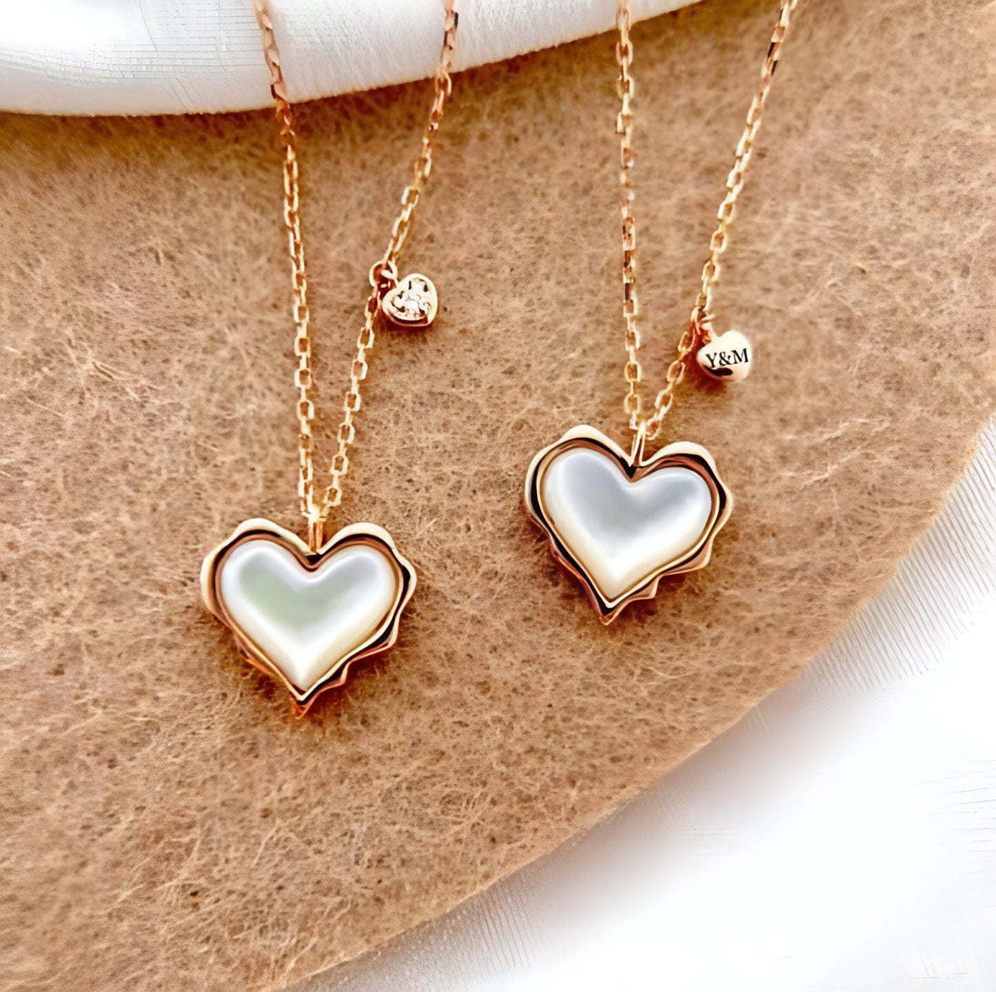 Gold Love Collar Chain Set