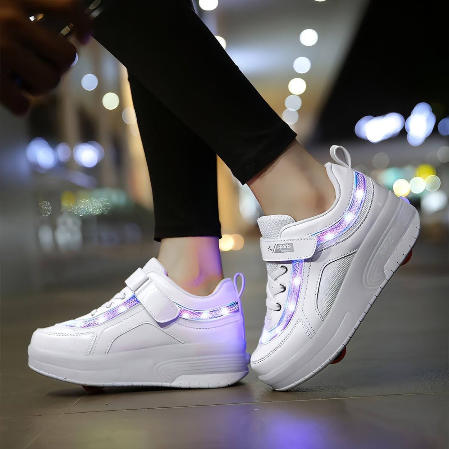 Zapatillas de patinaje con ruedas luminosas