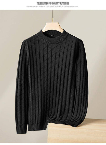 Men's Plus Size Knitted Sweater