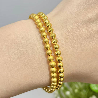 Bead Bead Hand String 999 Full Gold Material 5D Cyanide Free