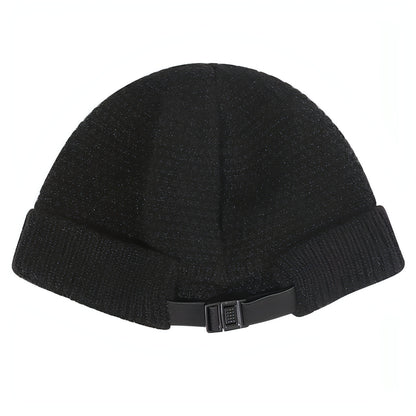 Outdoor Warm Hemming Knitted Woolen Cap