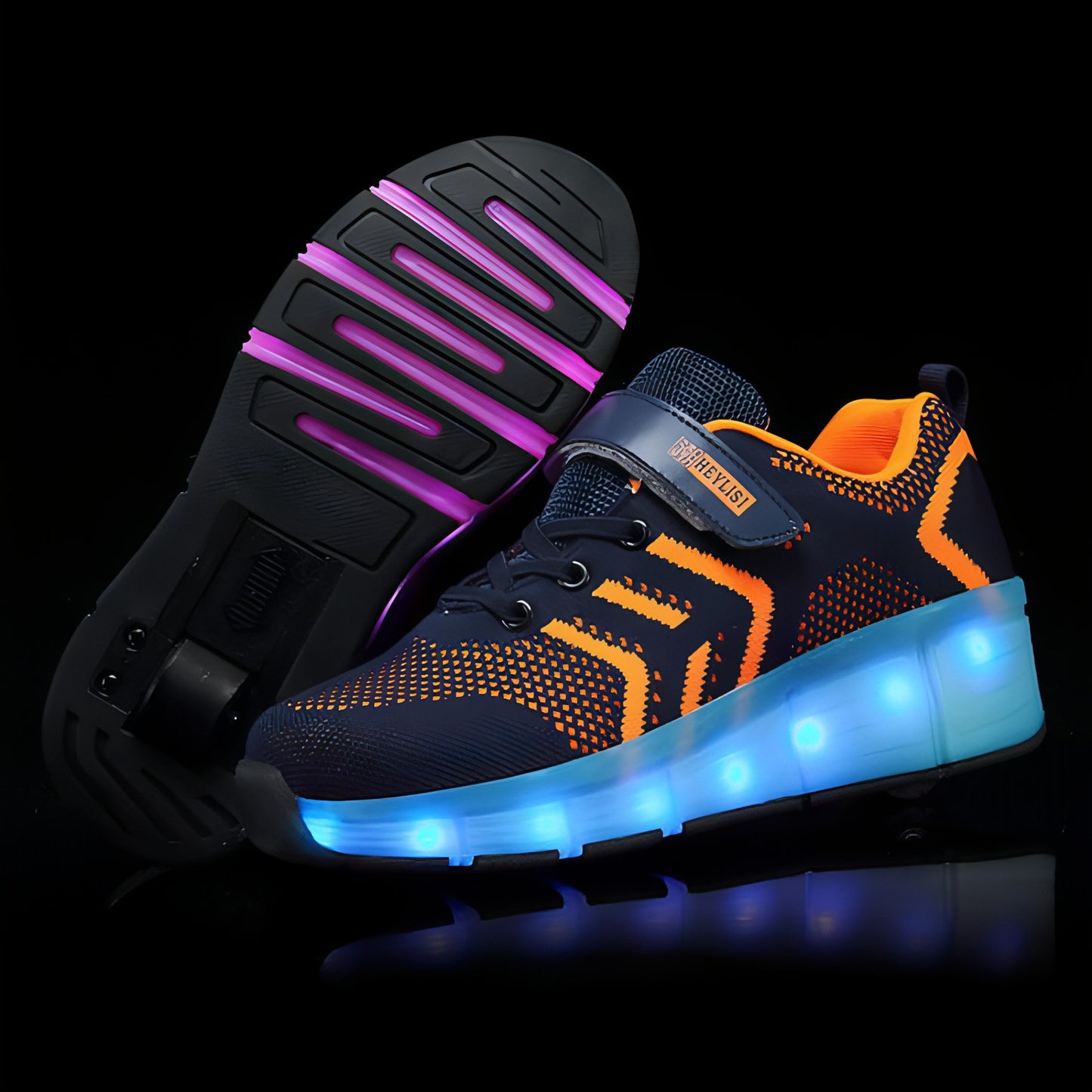 LED Light-emitting Rechargeable Roller Skates For Boys And Girls