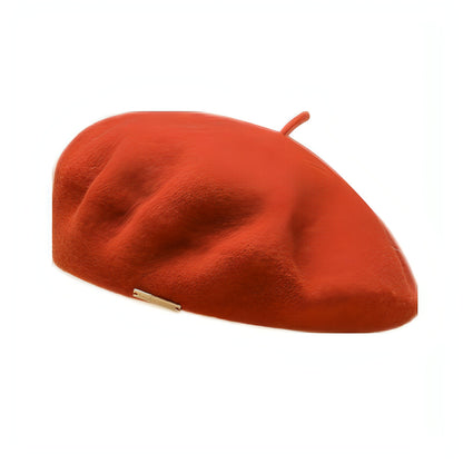 Casual Season Warm Thickened Pure Color All-matching Hat