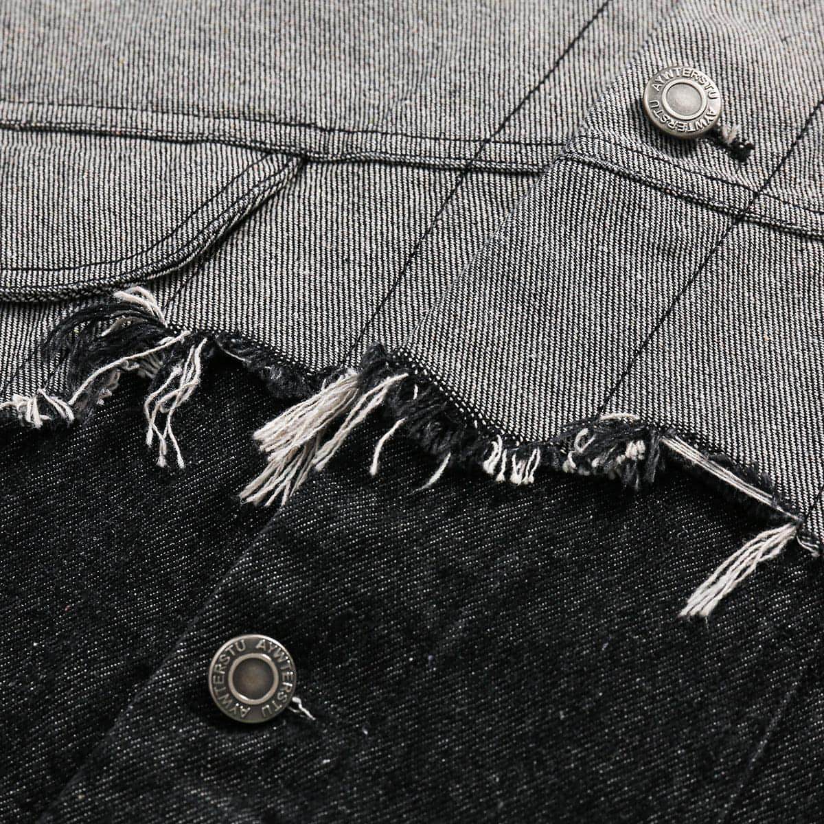 Jeansjacke mit Revers für Männer und Frauen