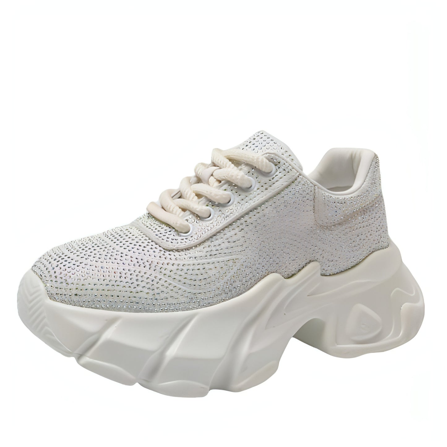 Zapatos de mujer de estilo deportivo con plataforma y suela ligera con aumento de altura para primavera y otoño