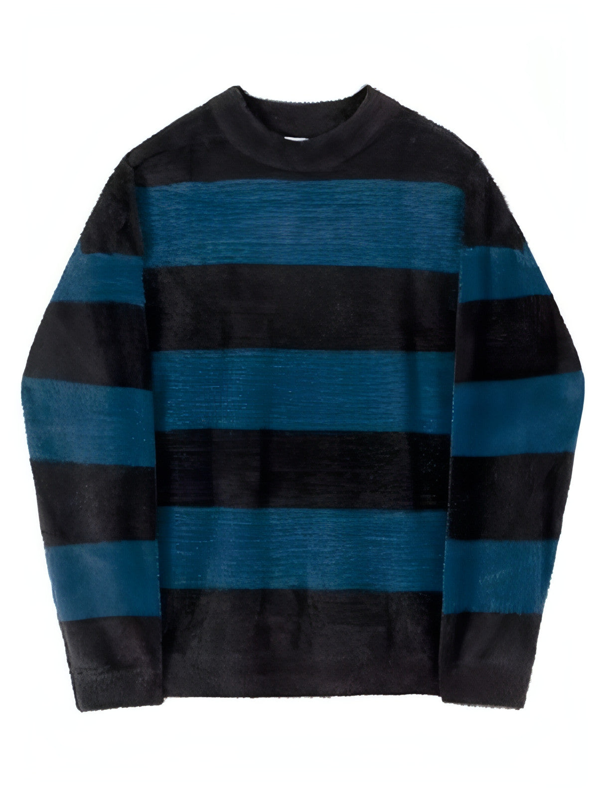 Round Neck Striped Design Sense Niche Soft Glutinous Sweater Men